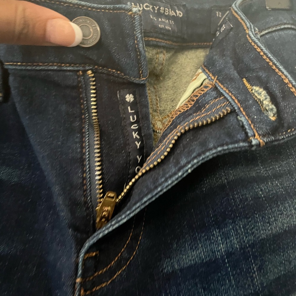 Lucky‎ Brand Lolita low rise skinny jeans/denim 12/31 ankle like new - Picture 6 of 7